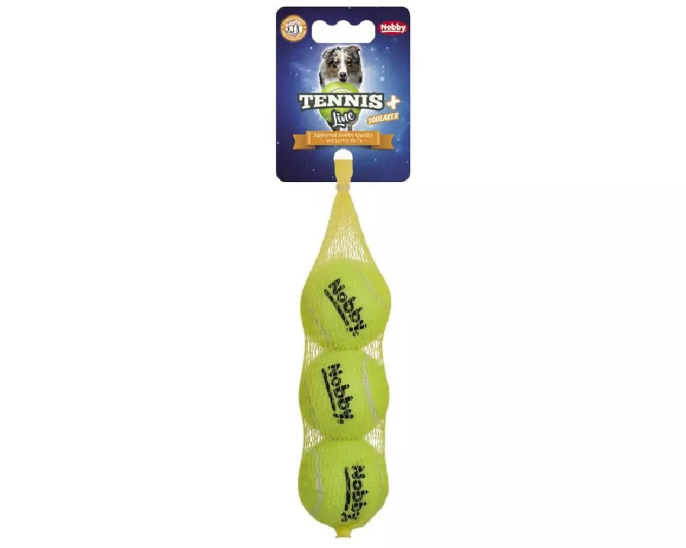 Nobby Hunde-Spielzeug Tennisball, Gelb