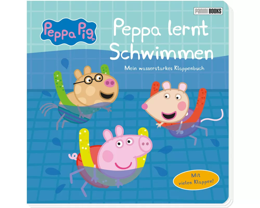Peppa Pig: Peppa lernt Schwimmen - Mein wasserstarkes Klappenbuch