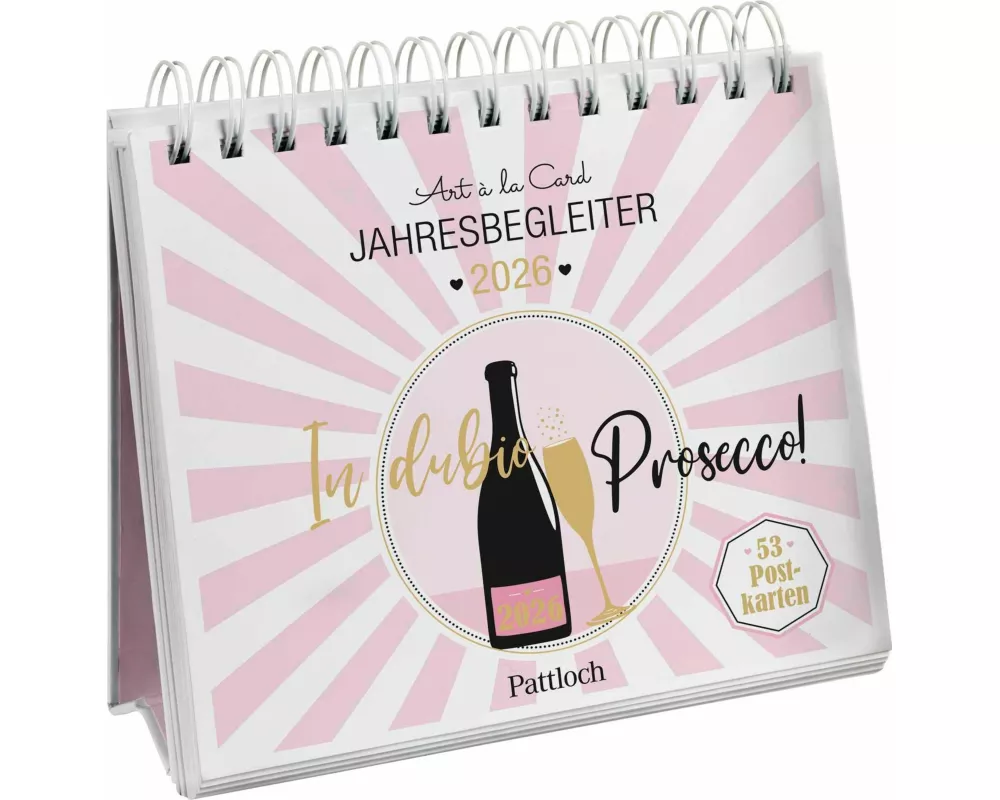 Postkartenkalender 2026: In dubio Prosecco