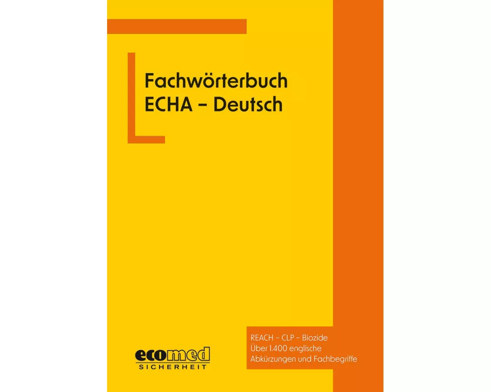Fachwrterbuch ECHA - Deutsch
