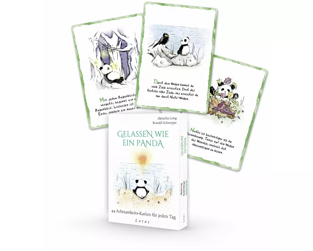 Gelassen wie ein Panda. 44 Achtsamkeits-Karten für jeden Tag