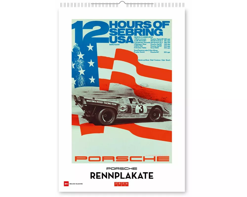 Porsche Rennplakate 2026