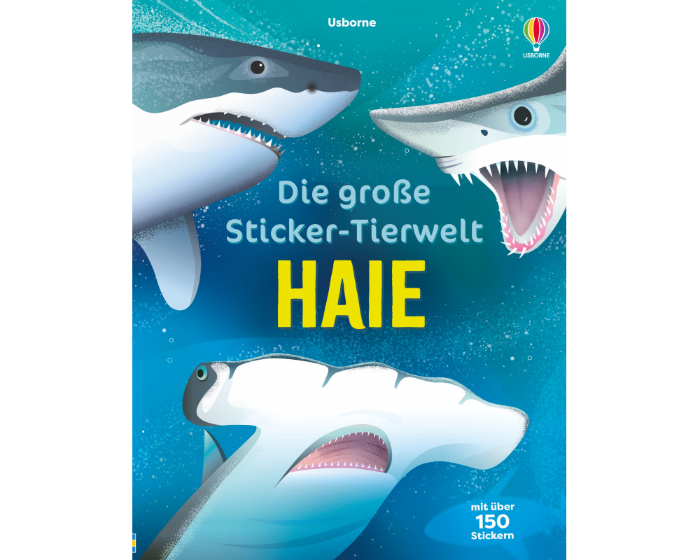 Die große Sticker-Tierwelt: Haie