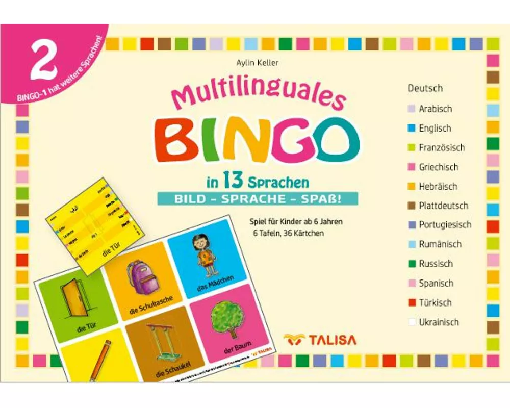 Multilinguales BINGO in 13 Sprachen (Nr.2)