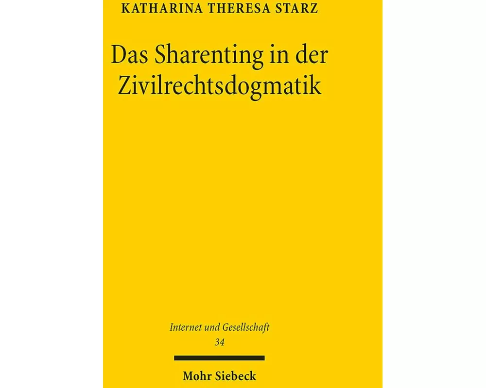 Das Sharenting in der Zivilrechtsdogmatik