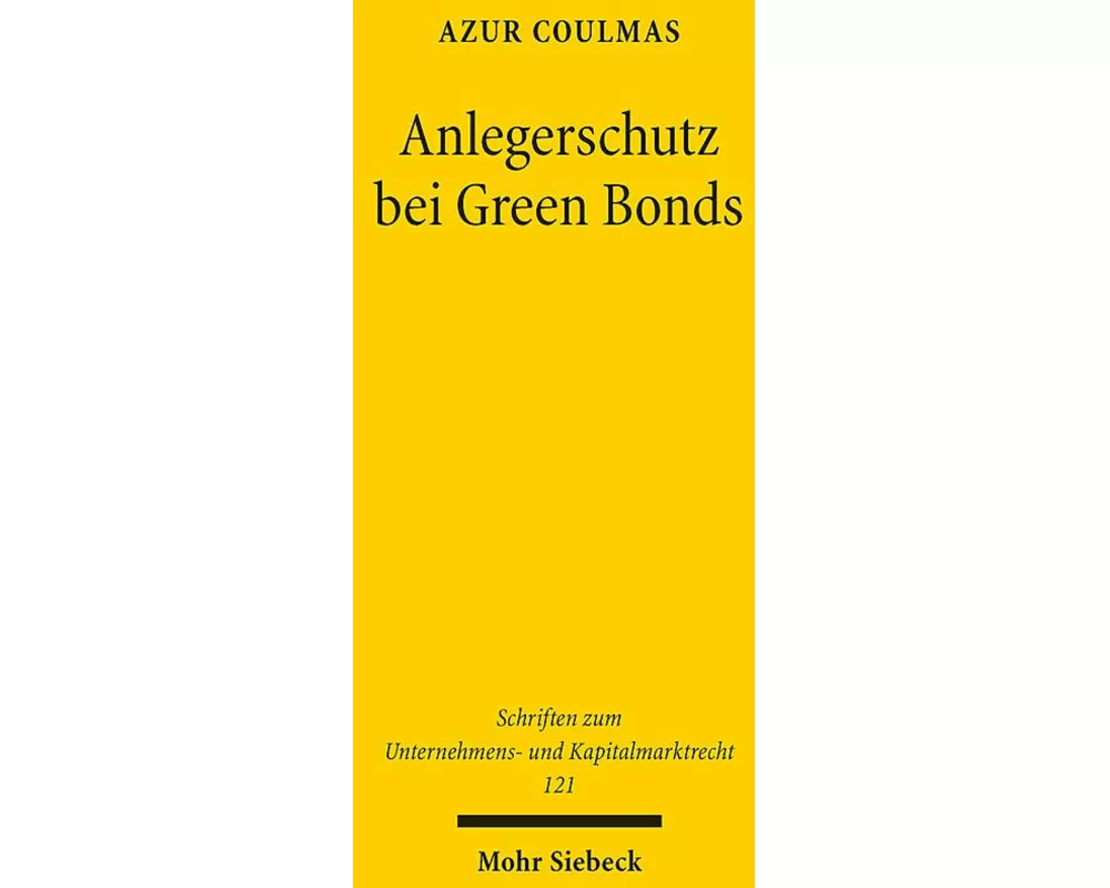Anlegerschutz bei Green Bonds