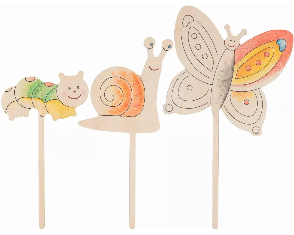 Blumenstecker zum Anmalen