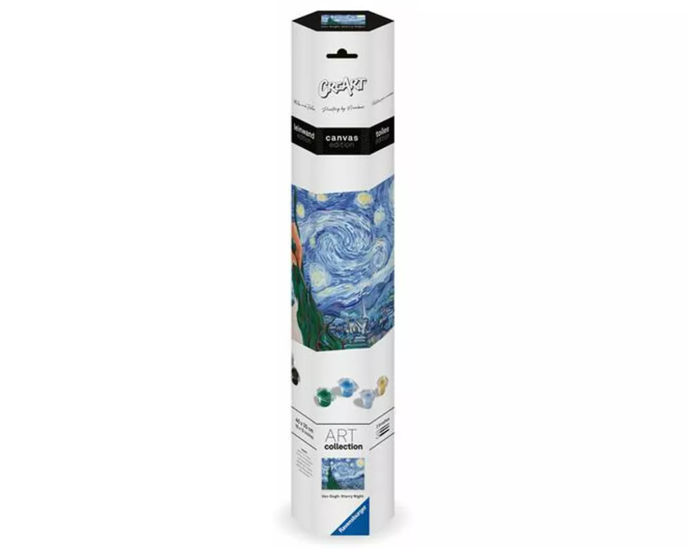 CreArt Canvas Leinwand - Leinwand Sternennacht (Van Gogh)