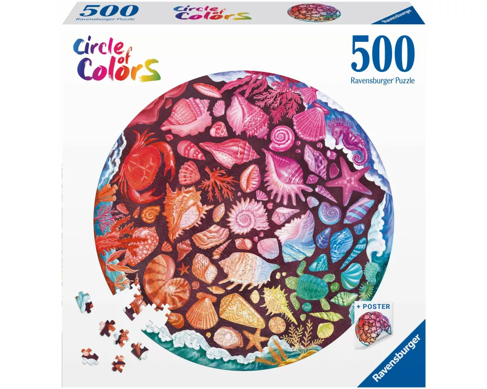 Erwachsenenpuzzle 500 Teile - Muscheln