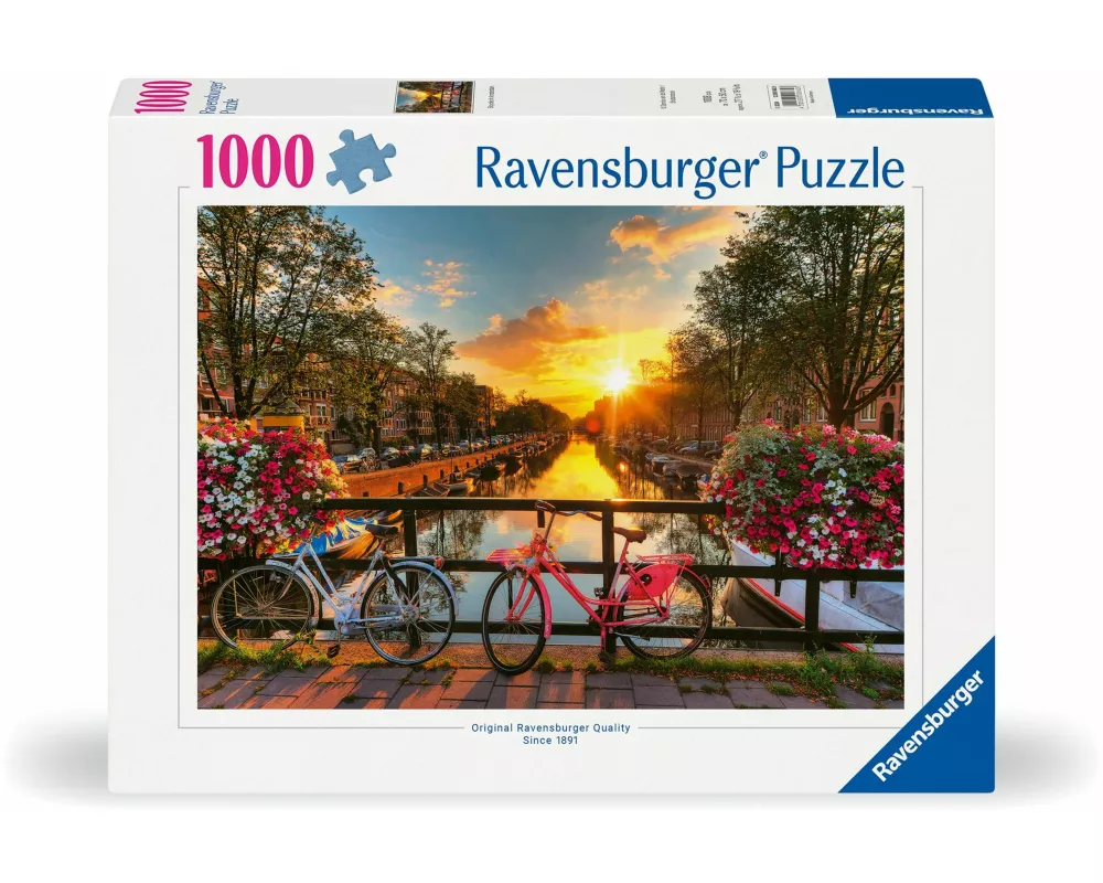 Erwachsenenpuzzle 1000 Teile - Fahrräder in Amsterdam - Bestseller