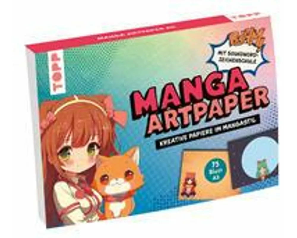 Manga Art Paper in DIN A5. Mit Soundword- Zeichenschule