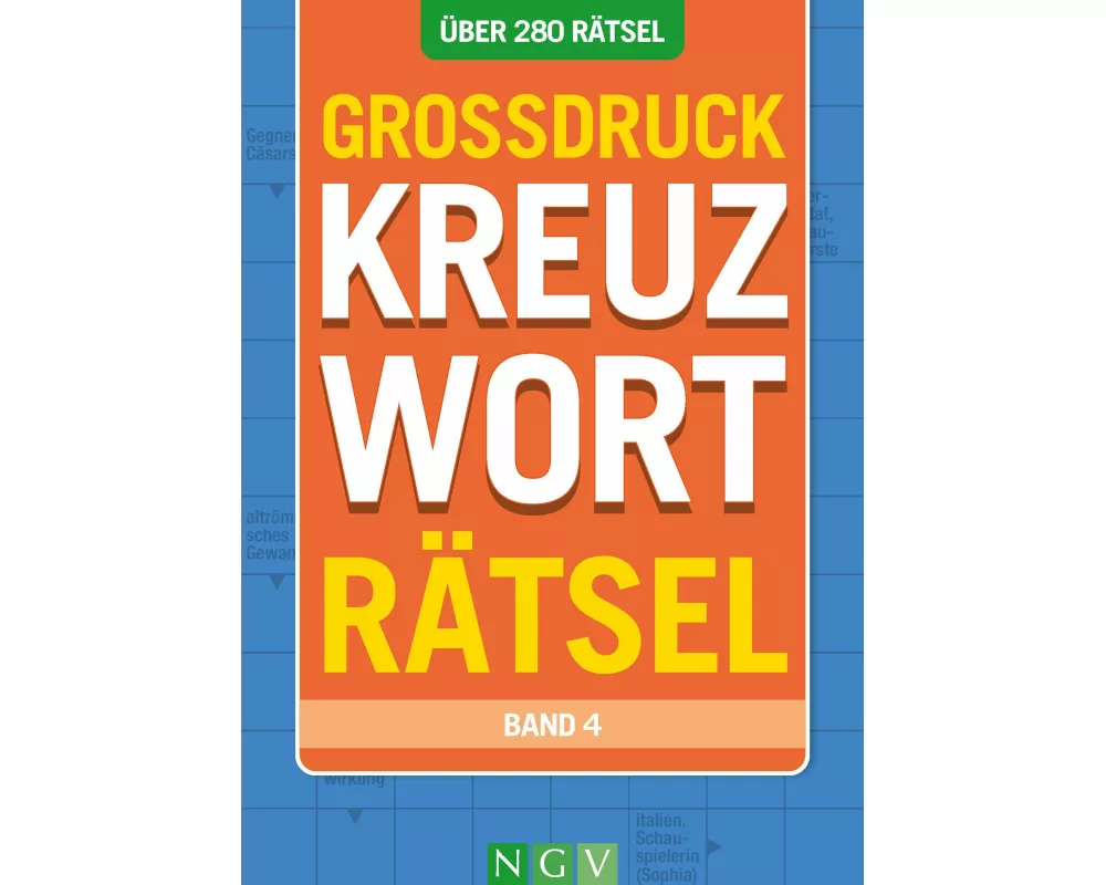 Großdruck Kreuzworträtsel - Band 4