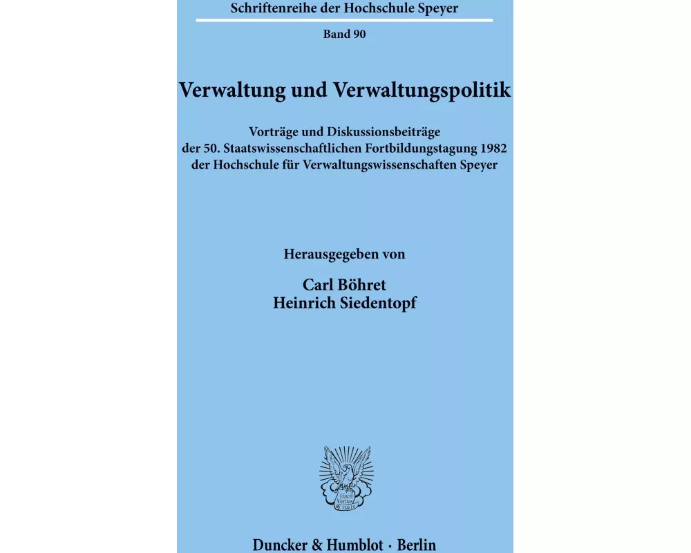 Verwaltung und Verwaltungspolitik