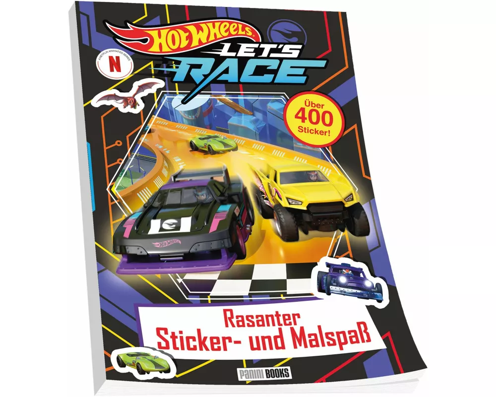 Hot Wheels™ Let's Race: Rasanter Sticker- und Malspaß