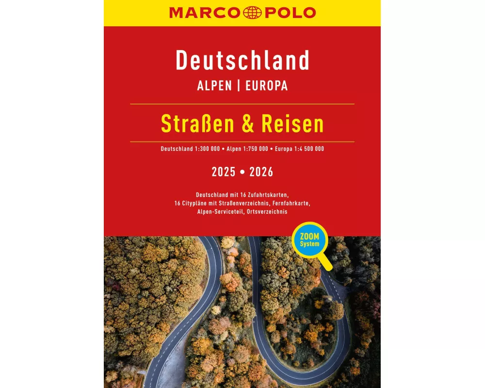 MARCO POLO Straßen & Reisen 2025/2026 Deutschland 1:300.000