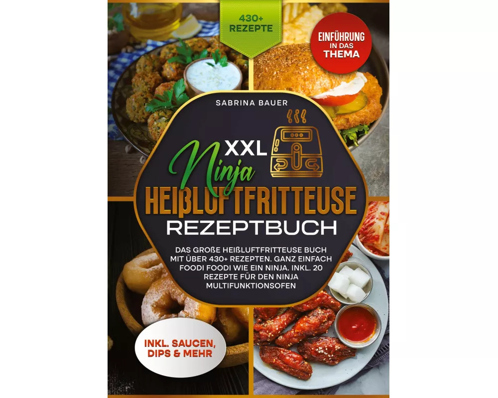 XXL Ninja Heißluftfritteuse Rezeptbuch