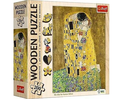 Holz Puzzle 200 - Die Große Welle in Kanagawa / Hokusai Katsushika