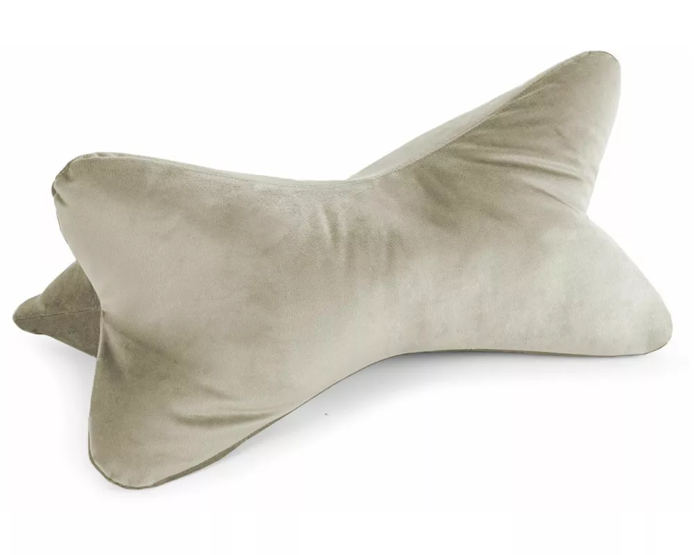 Bookiepad Leseknochen Cozy Samt - beige