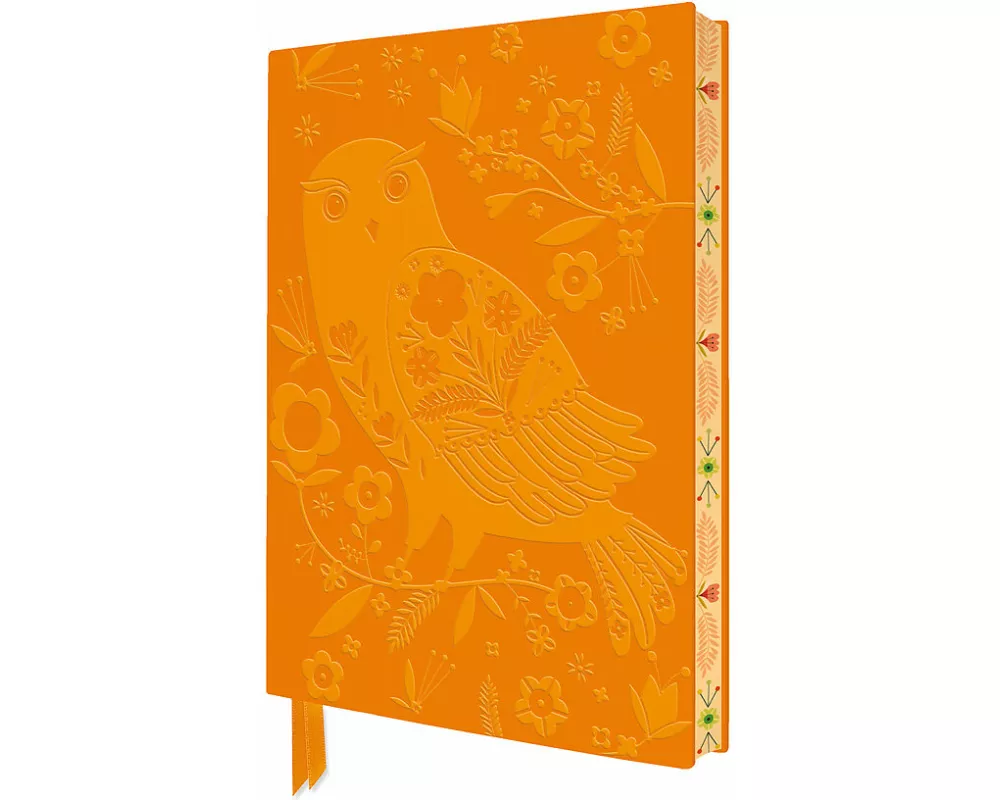 Bee Brown: Folk Owl Artisan Art Notebook (Flame Tree Journals)