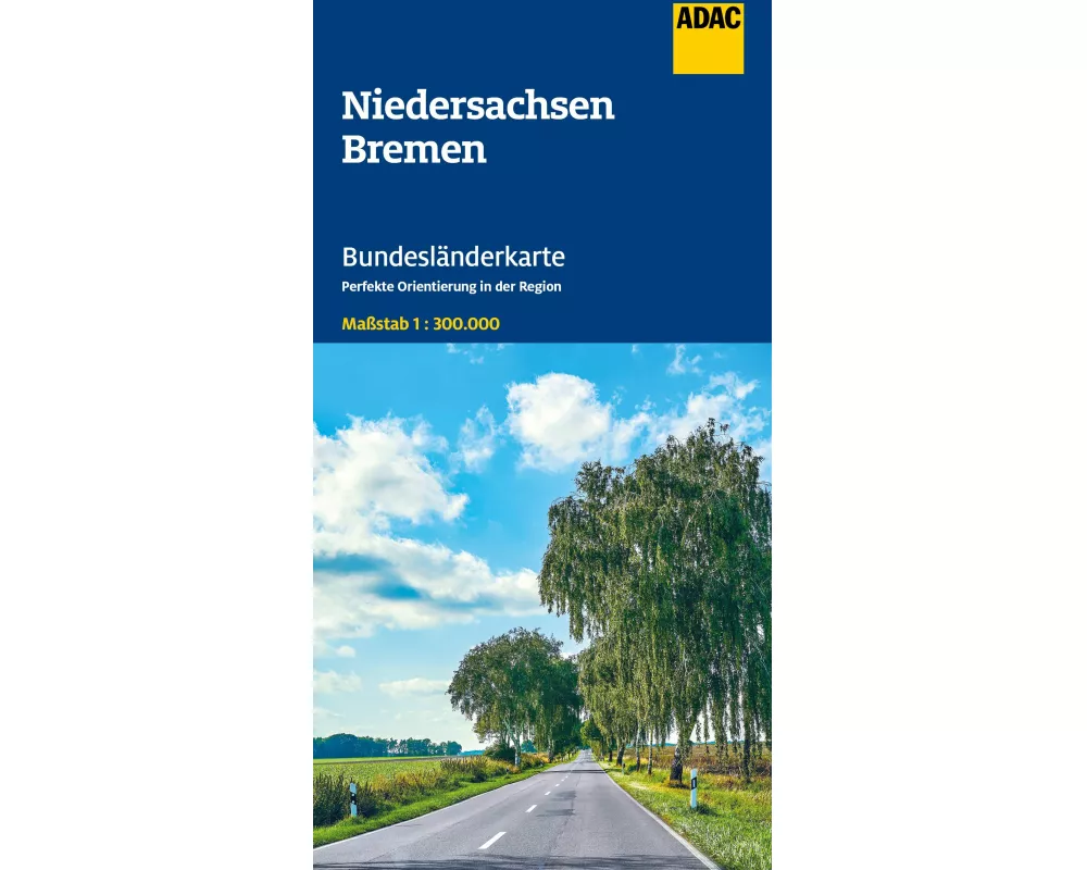 ADAC Bundesländerkarte Deutschland 03 Niedersachsen, Bremen 1:300.000
