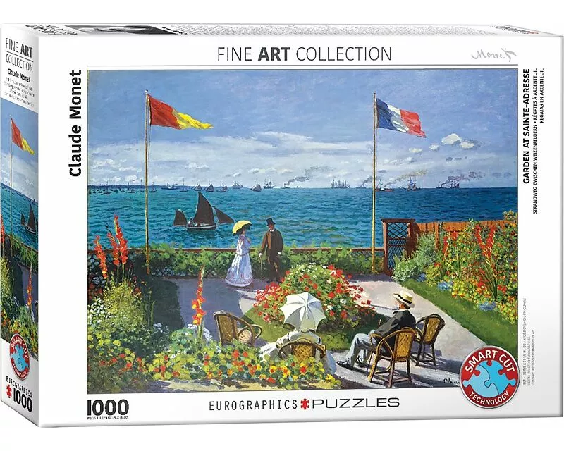 Puzzle 1000 Teile - Garten in Sainte-Adresse