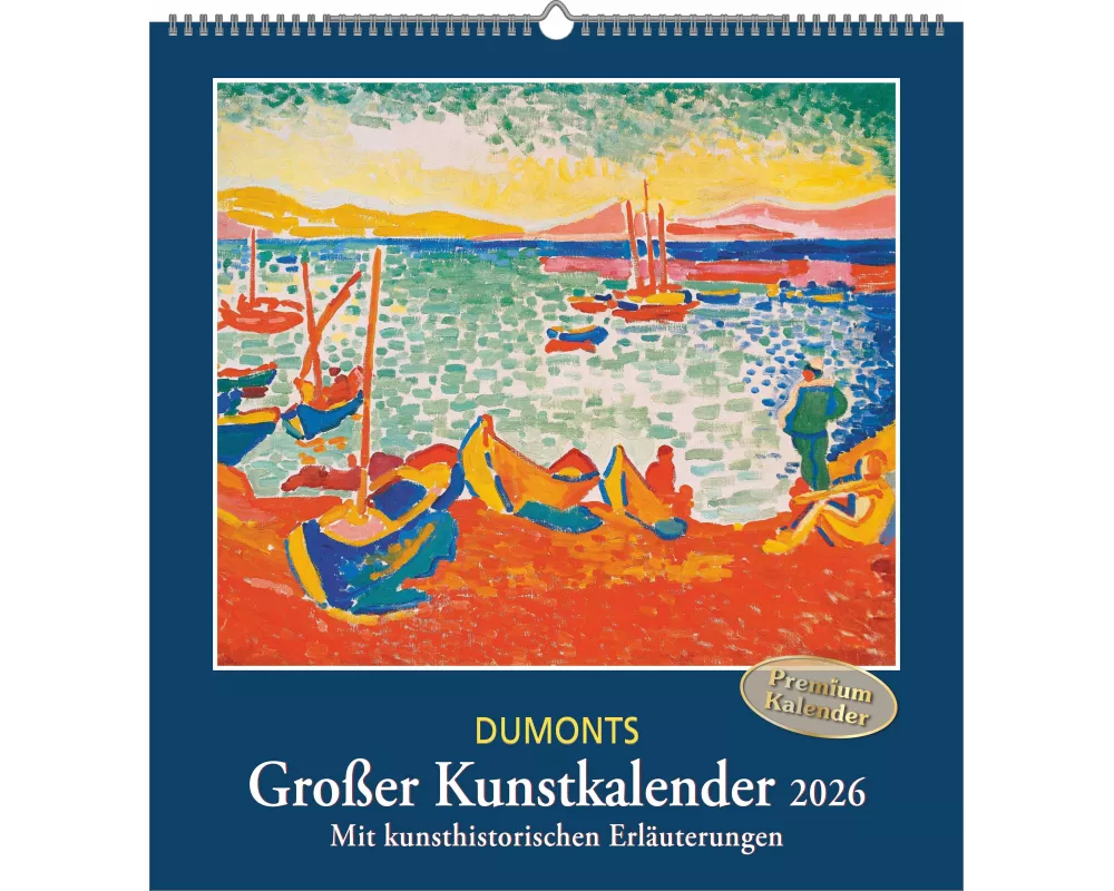DUMONT - DUMONTS Großer Kunstkalender 2026 – Wandkalender 45 x 48 cm – Meisterwerke der Klassischen Moderne, Impressionisten & Expressionisten für Kun