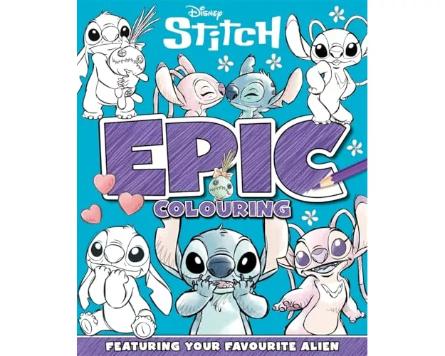 Disney Stitch: Epic Colouring