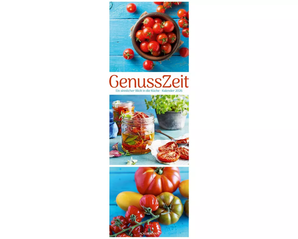 GenussZeit Triplet-Kalender 2026 | Ein sinnlicher Blick in die Küche