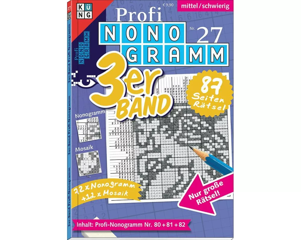Profi-Nonogramm 3er-Band Nr. 27