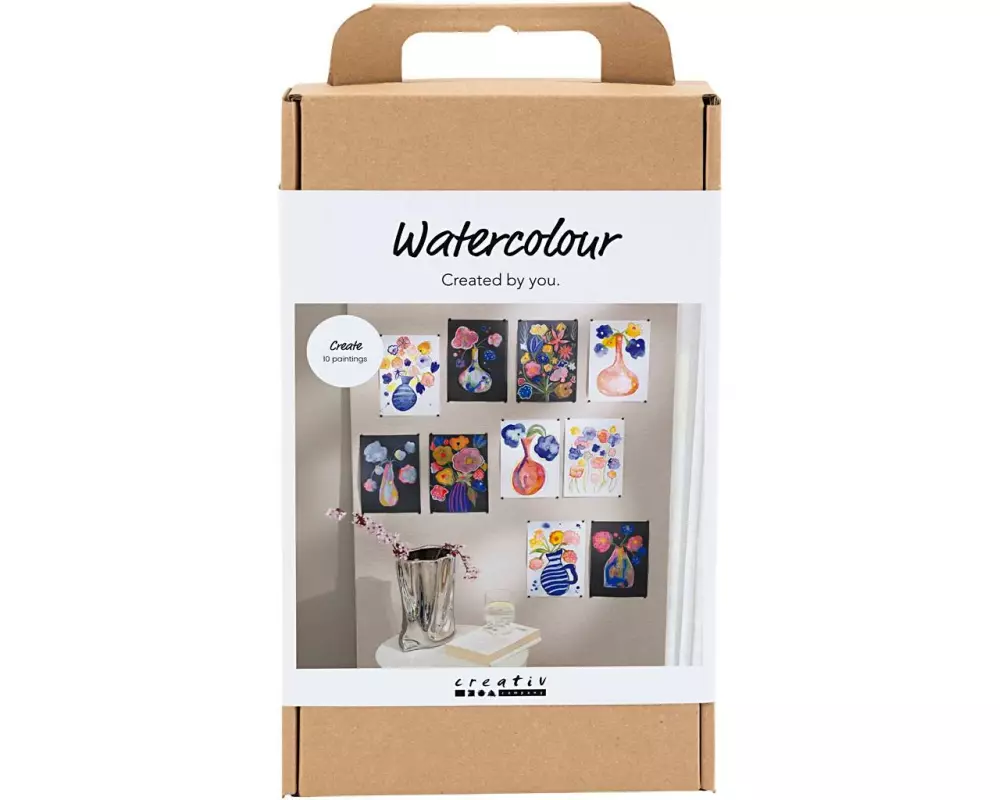 Creativ Company Wasserfarbe Bastelset für 10 Bilder