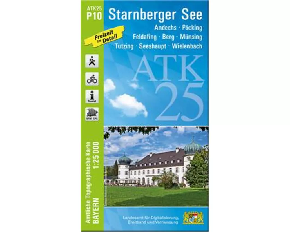 ATK25-P10 Starnberger See (Amtliche Topographische Karte 1:25000)