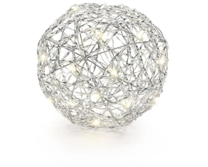 STT LED-Figur Silver Ball, 15 cm