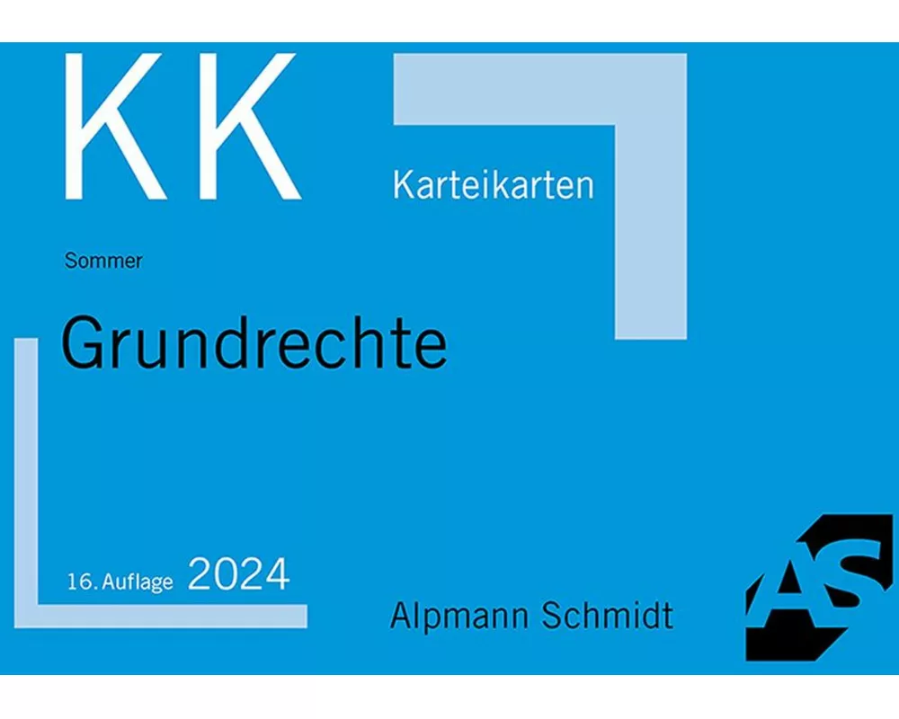 Karteikarten Grundrechte