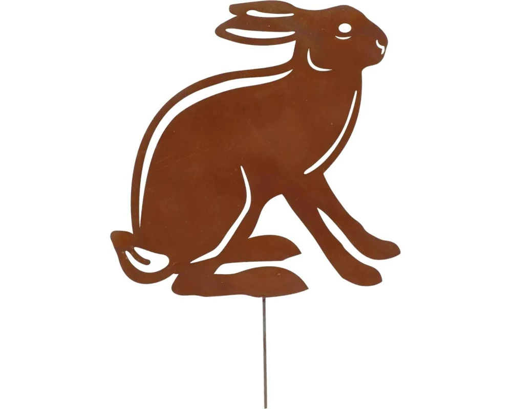Esschert Design Hase Metall Edelrost
