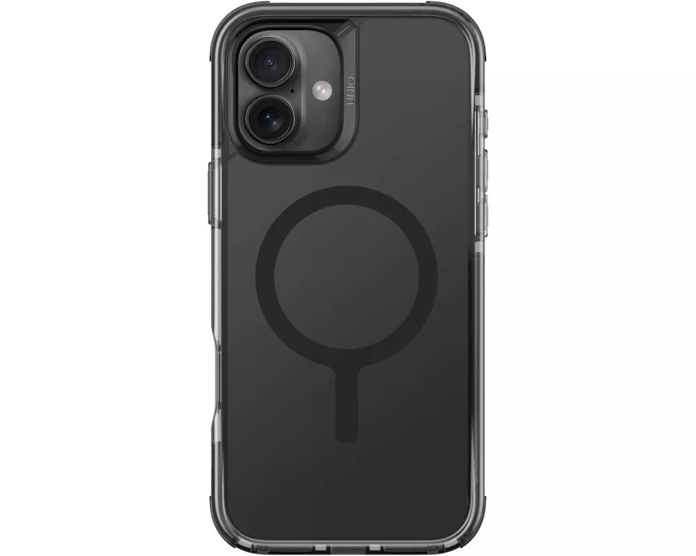 Uniq Back Cover Combat Hybrid iPhone 16 Plus Carbon