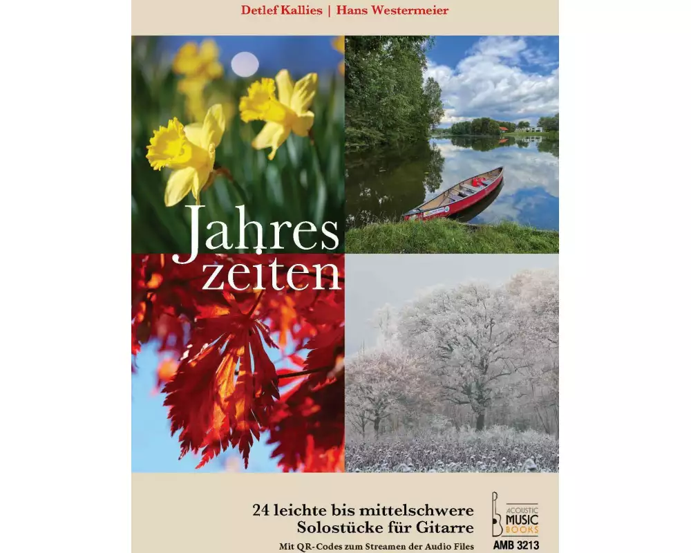 Jahreszeiten. 24 leichte bis mittelschwere Solostücke für Gitarre