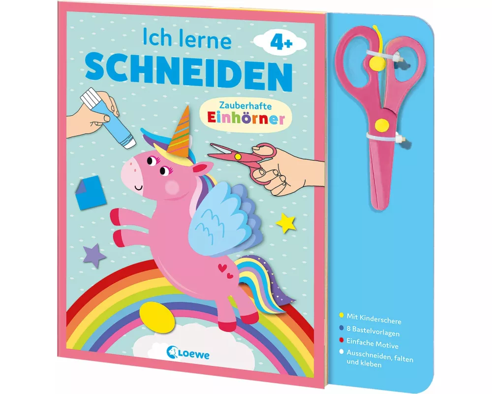Ich lerne schneiden - Zauberhafte Einhörner
