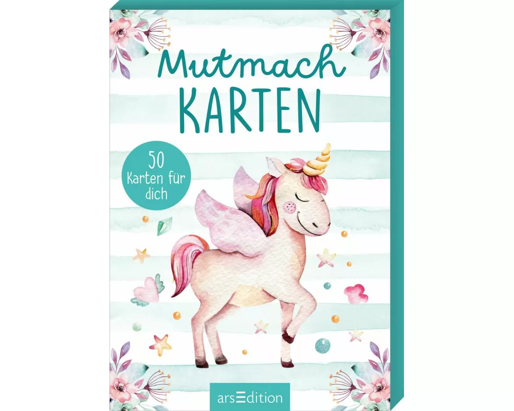 Mutmachkarten – Einhorn (Aquarelloptik)