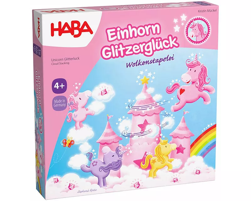 Einhorn Glitzerglück Die Wolkenstapelei