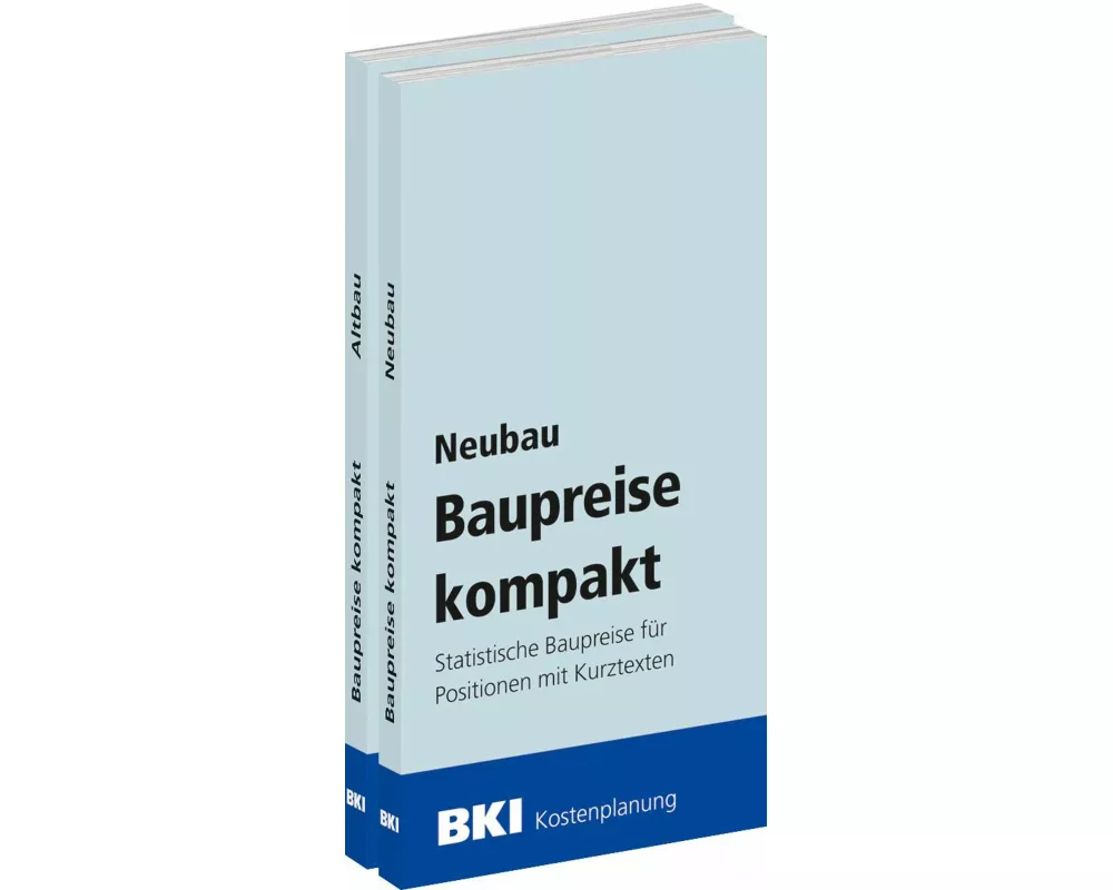 BKI Baupreise kompakt 2026 - Kombi-Paket Neubau + Altbau