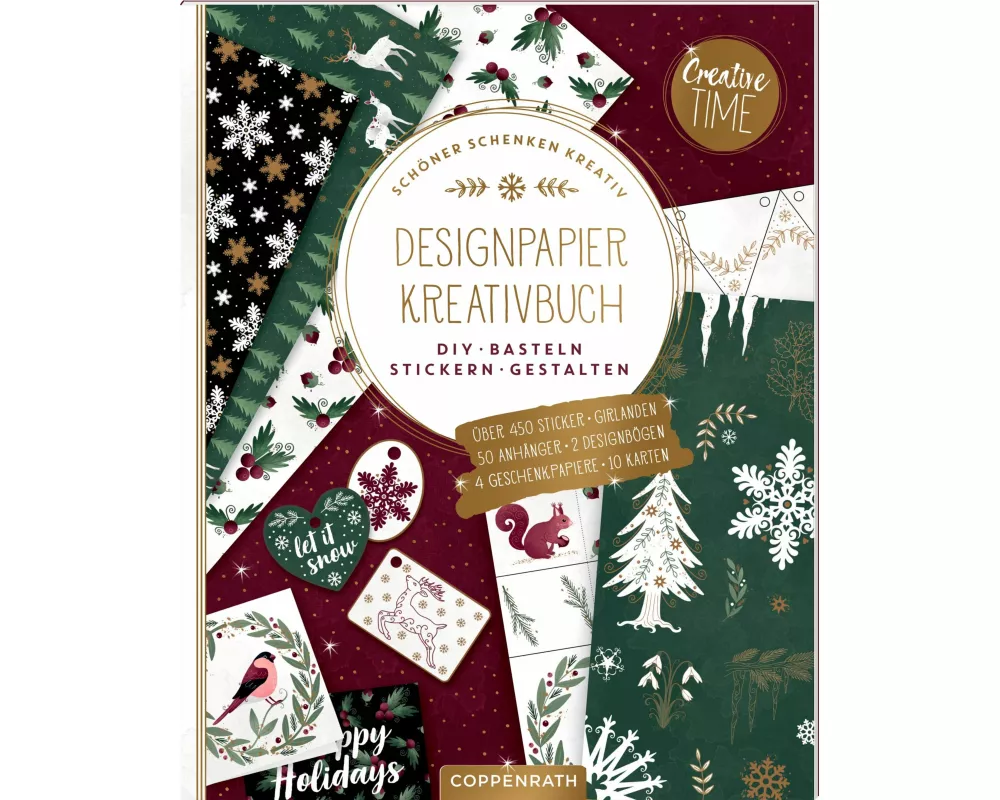 Designpapier-Kreativbuch Magic Winter