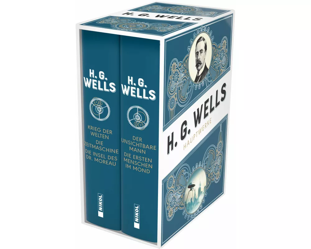 H.G. Wells: 2 Bände im Schuber