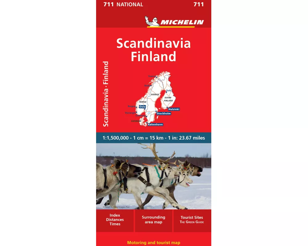 Scandinavia & Finland - Michelin National Map 711
