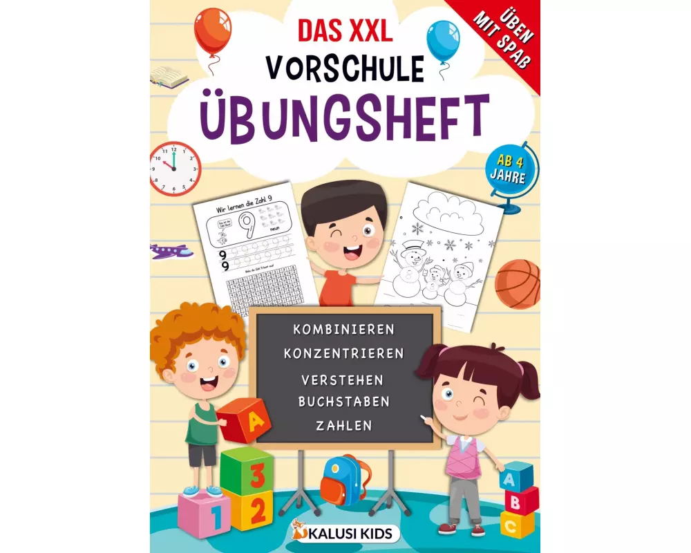 Das XXL Vorschule Übungsheft ab 4 jahre