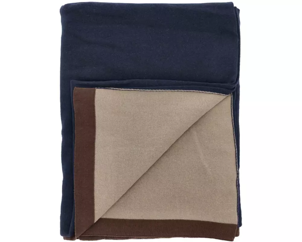 Södahl Tagesdecke Impression, 130 x 170 cm, Navy blue