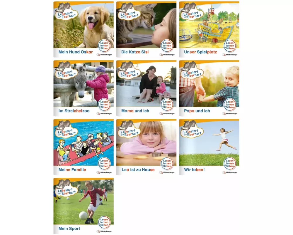 Paket Lesestart mit Eberhart, Lesestufe 1: Komplettbezug Heft 1-10