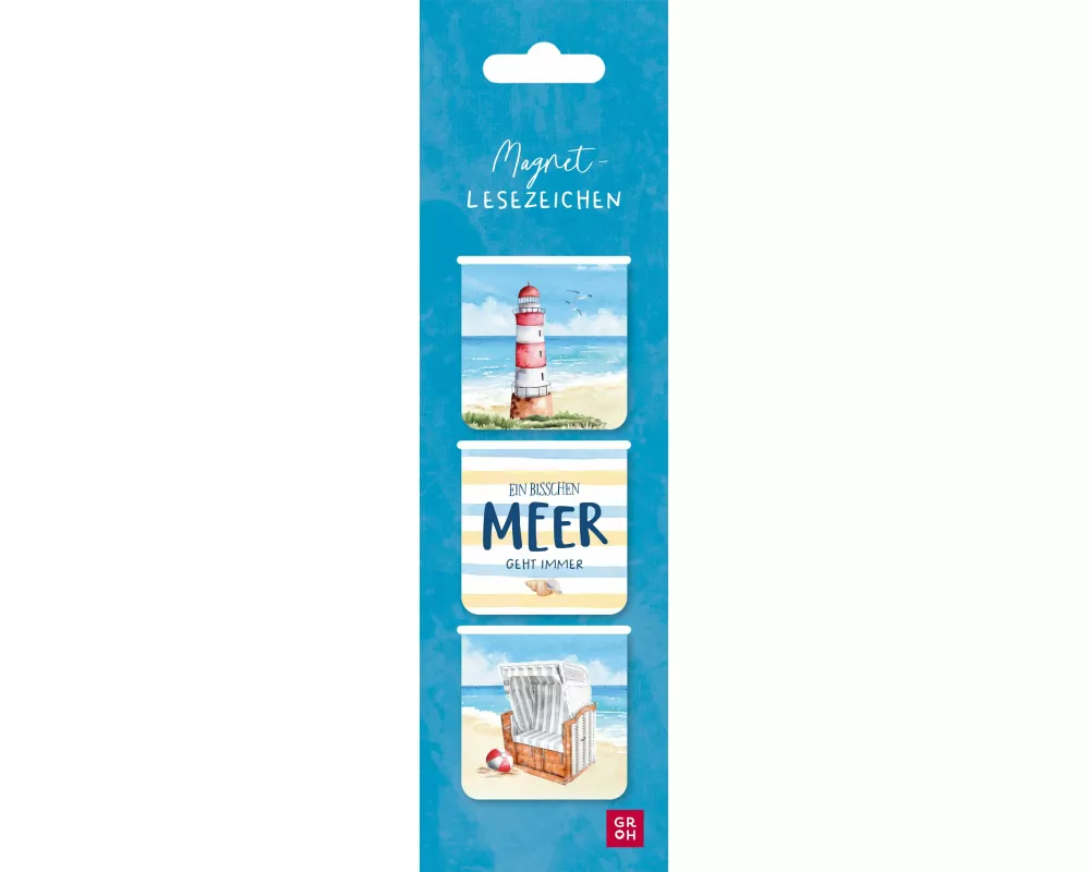 Magnetlesezeichen Ein bisschen Meer geht immer