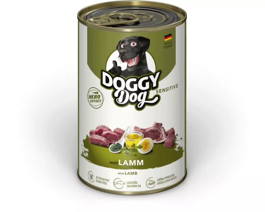 DOGGY Dog Nassfutter DoggyDog Dose Lamm Sensitive 400 g
