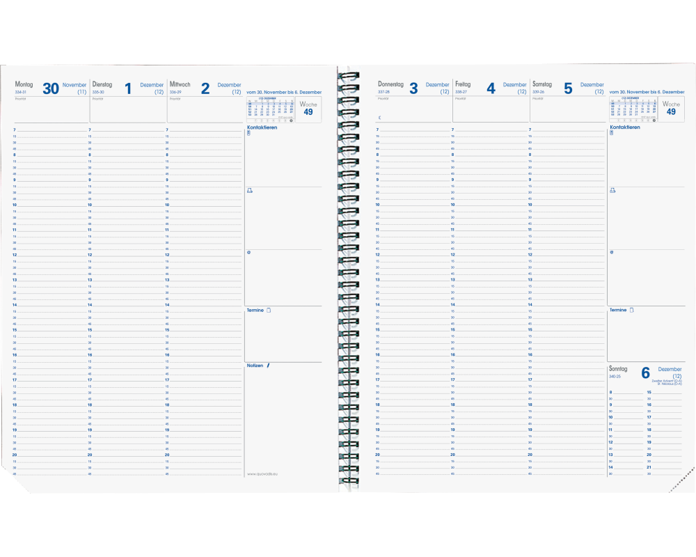 QUO-VADIS Ersatzinhalt Eurequart 2026 026003Q 1W/2S Impala DE 24x30cm