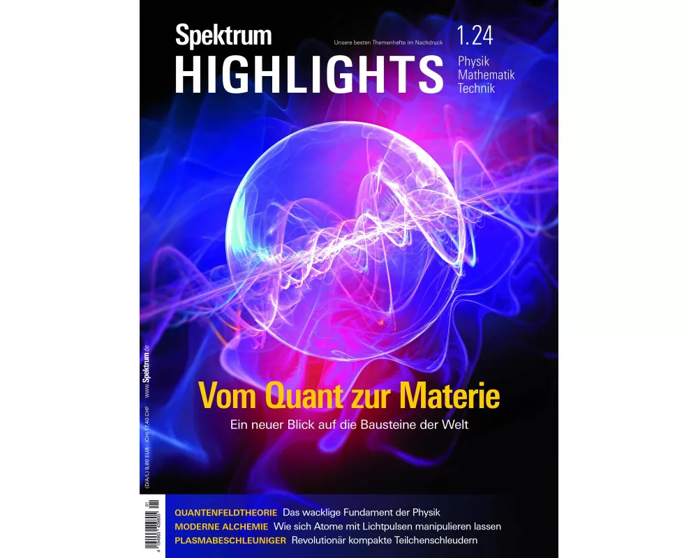 Spektrum Highlights 1/2024 - Vom Quant zur Materie